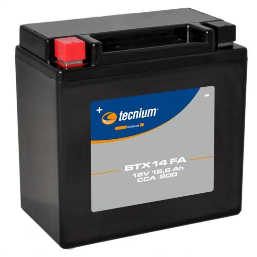 Batterie TECNIUM sans entretien activé usine - BTX14