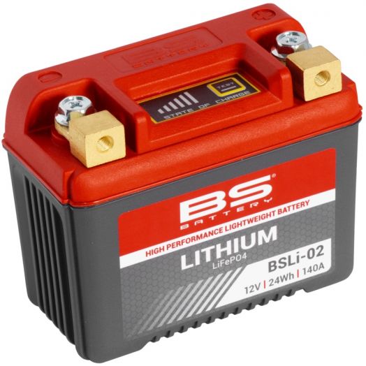 Batterie BS BATTERY Lithium-Ion KTM EXC/EXC-F/SX/SX-F/XC-W / Yamaha YZF- BSLI-02