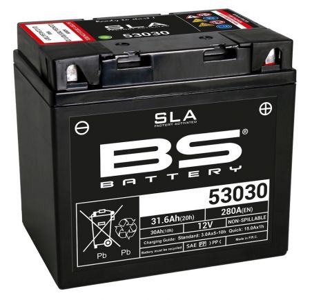 Batterie BS BATTERY SLA sans entretien activé usine - 53030