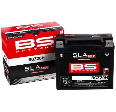 Batterie BS BATTERY SLA Max sans entretien activée usine - BGZ20H
