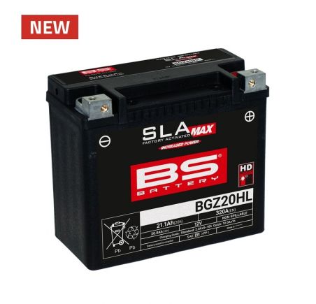 Batterie BS BATTERY SLA Max sans entretien activée usine - BGZ20HL