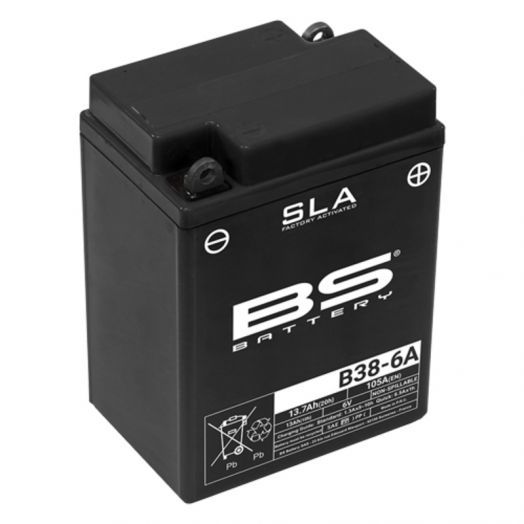 Batterie BS BATTERY SLA sans entretien activé usine - B38-6A