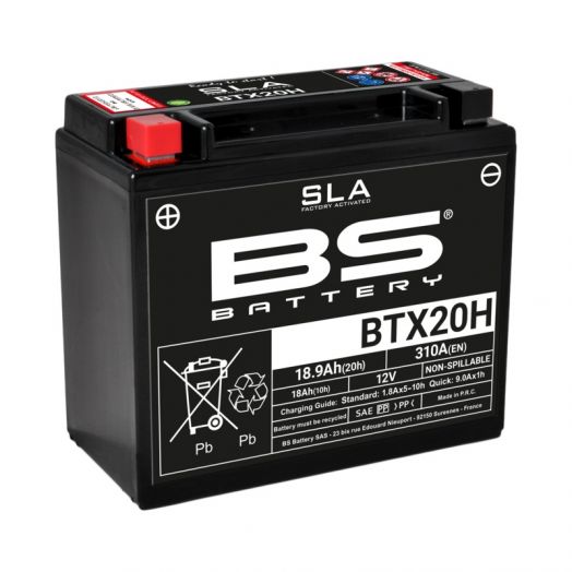 Batterie BS BATTERY SLA sans entretien activé usine - BTX20H
