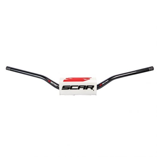 Guidon 28.6 SCAR O² RC noir housse blanche
