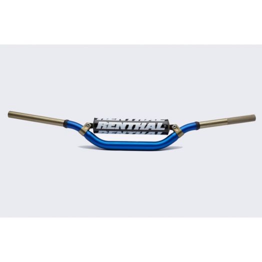 Guidon RENTHAL Twinwall 997 bleu RC/Honda CRF/Kawasaki KX-KXF