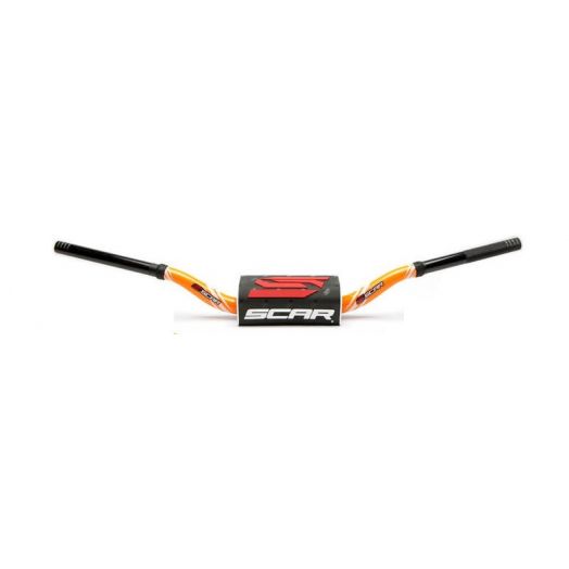 Guidon 28.6 SCAR O² bas orange graphic KTM 85SX / Husavarna TC85