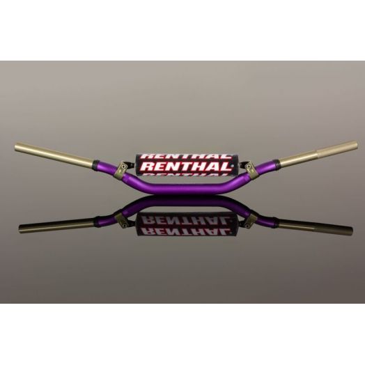 Guidon RENTHAL Twinwall 996 violet Villopoto/Stewart Handlebar