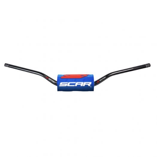 Guidon 28.6 SCAR O² RC Haut noir housse bleu foncé