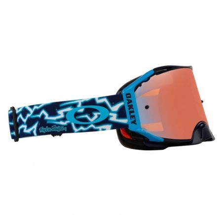 Masque OAKLEY Airbrake MX TLD Blue Lightning - Écran Prizm MX Sapphire