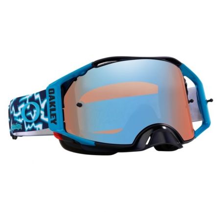 Masque OAKLEY Airbrake MX TLD Blue Lightning - Écran Prizm MX Sapphire