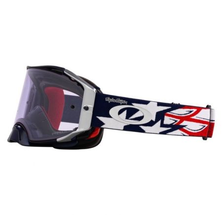Masque OAKLEY Airbrake MX TLD Red White Blue Wings - Écran Prizm MX Low Light