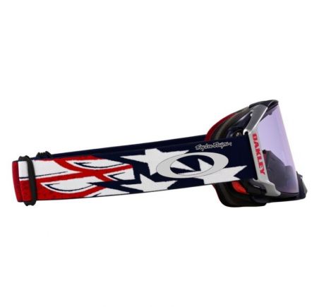 Masque OAKLEY Airbrake MX TLD Red White Blue Wings - Écran Prizm MX Low Light