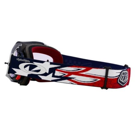 Masque OAKLEY Airbrake MX TLD Red White Blue Wings - Écran Prizm MX Low Light