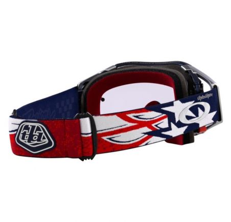 Masque OAKLEY Airbrake MX TLD Red White Blue Wings - Écran Prizm MX Low Light