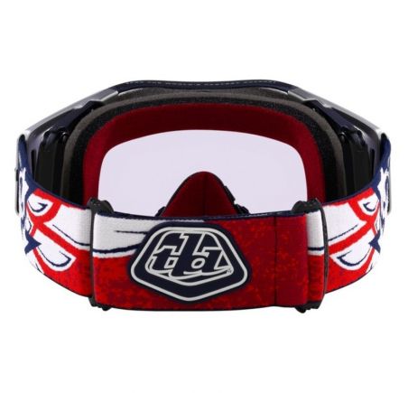 Masque OAKLEY Airbrake MX TLD Red White Blue Wings - Écran Prizm MX Low Light