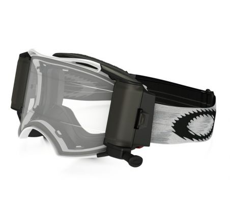 Masque OAKLEY Airbrake MX Race-Ready Roll-Off Matte White Speed écran transparent