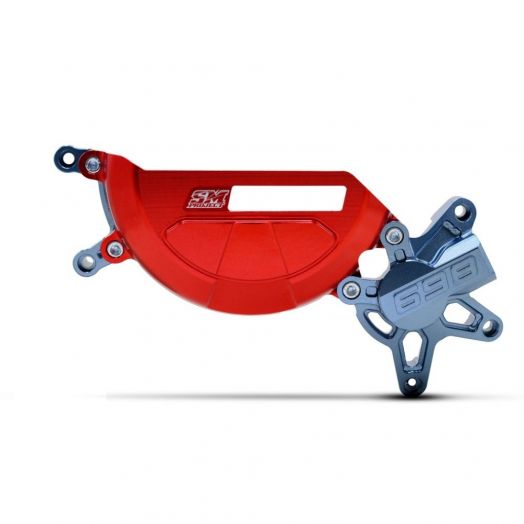 Protection carter d'embrayage rouge Ducati 698 Hypermotard