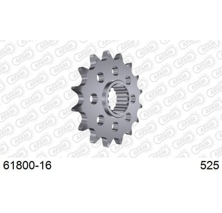 Pignon AFAM acier anti-bruit 618 - 525 - noir