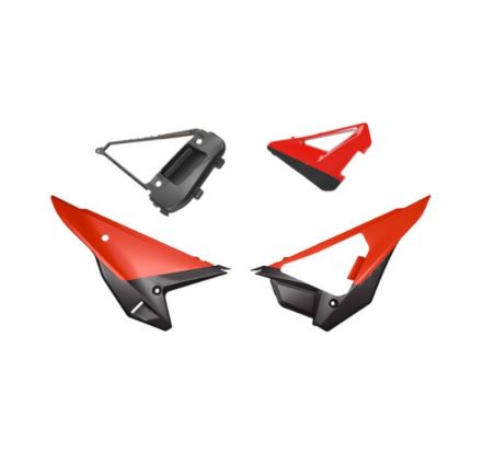 Kit plaques latérales RACETECH Revolution - rouge