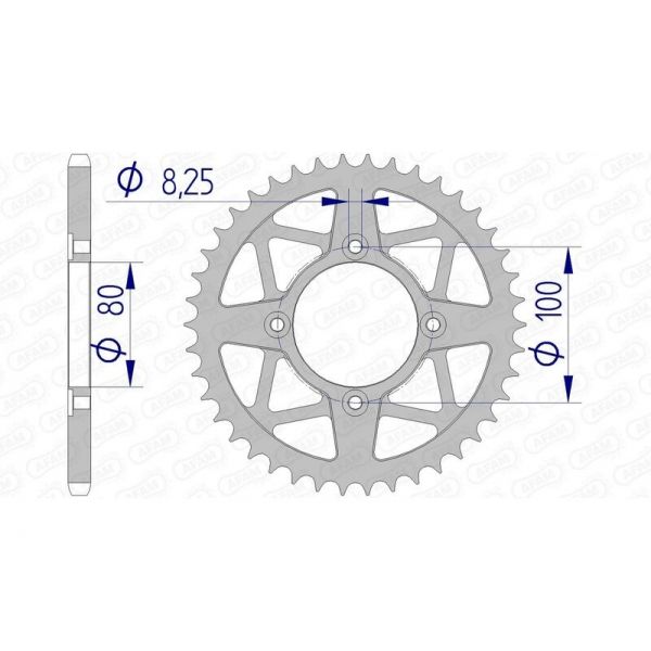 Couronne AFAM Aluminium Standard - 520