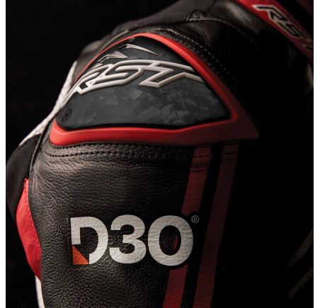 Combinaison RST Race Dept V4.2 D3O Airbag - noir/rouge/blanc