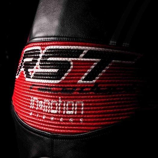 Combinaison RST Race Dept V4.2 D3O Airbag - noir/rouge/blanc