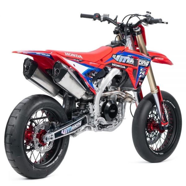 Honda CRF 450 Supermotard équipée double ligne MT Race