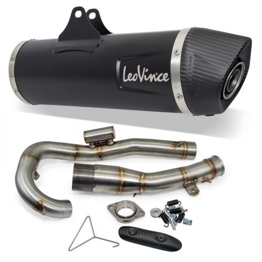 Ligne Complète LeoVince NERO – Homologuée avec Catalyseur – KTM 690 & GasGas 700 (2019-2024)
