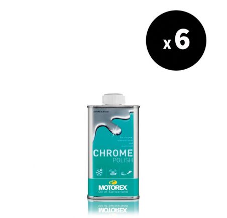 Nettoyant polish MOTOREX Chrome Polish - 200ml (x6)