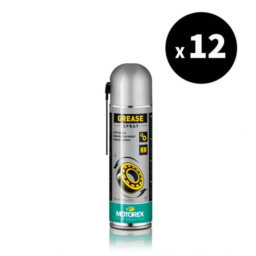 Graisse MOTOREX Grease Spray - Spray 500 ml (x12)