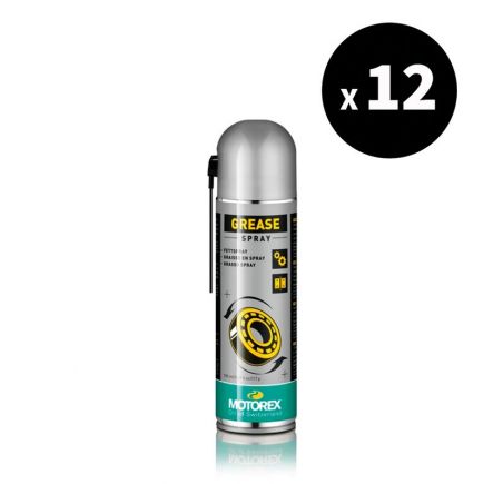 Graisse MOTOREX Grease Spray - Spray 500 ml (x12)