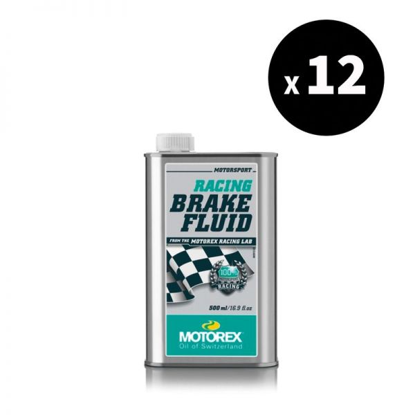 Liquide de frein MOTOREX Racing Brake Fluid - 500ml (x12)