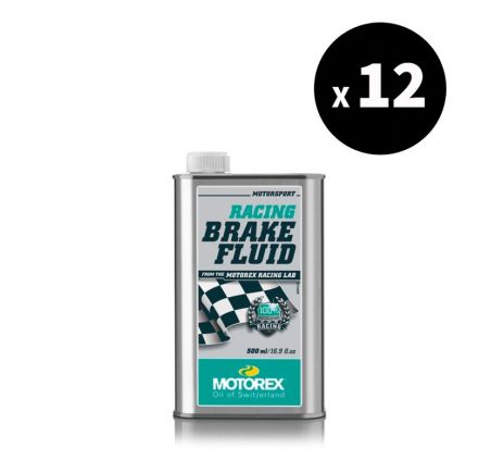 Liquide de frein MOTOREX Racing Brake Fluid - 500ml (x12)