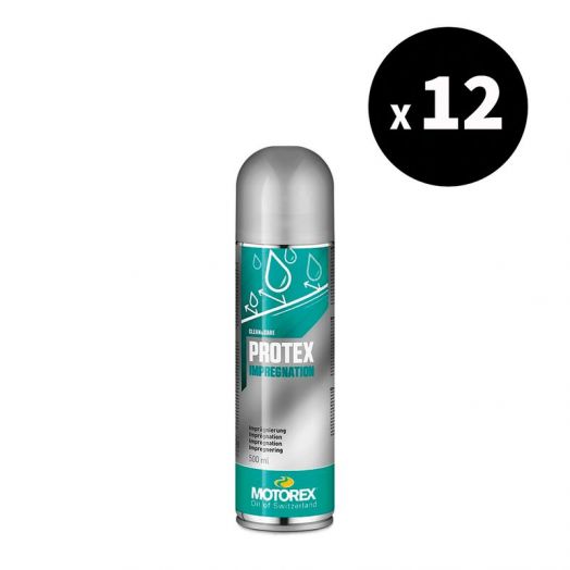 Spray imperméabilisant textile et cuir MOTOREX Protex - 500 ml (x12)