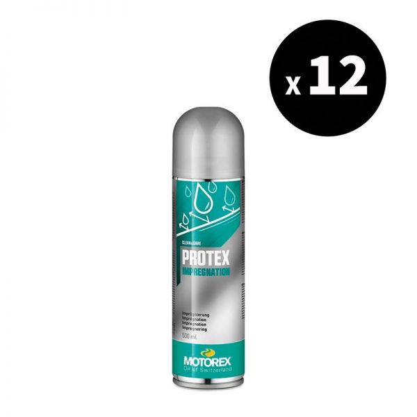Spray imperméabilisant textile et cuir MOTOREX Protex - 500 ml (x12)