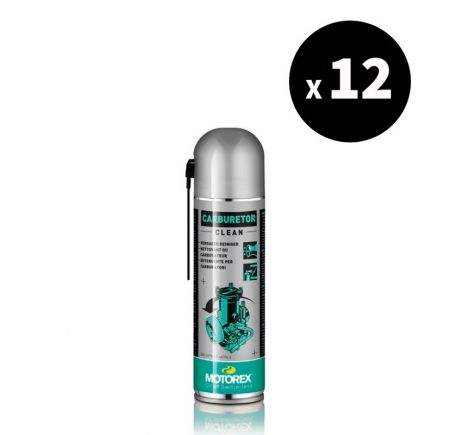 Nettoyant carburateur MOTOREX Carburetor Cleaner - spray 500ml (x12)