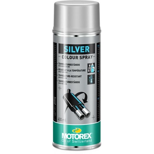 Vernis argent MOTOREX Colour Spray Silver - 400ml