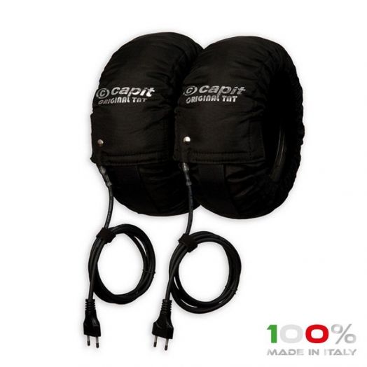 Couvertures chauffantes CAPIT Mini Minibike et Scooter 12'' noir - 100/90-12, 120/80-12