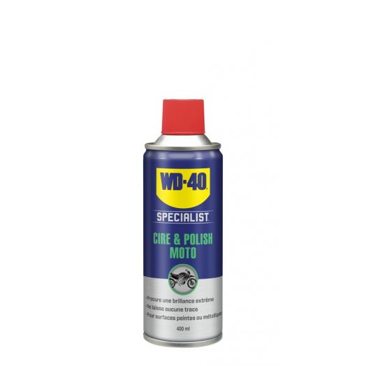 Cire et Polish WD-40 Specialist® Moto - Spray 400 ml