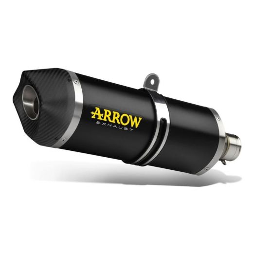 Silencieux ARROW Race-Tech Aluminium "Dark" Noir Embout Carbone – KTM 690 Enduro R / SMC R (2009-2016)