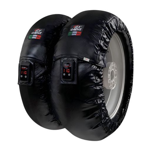 Couvertures chauffantes CAPIT Suprema Vision "carbone" - taille 120/165-17 - Supermotard