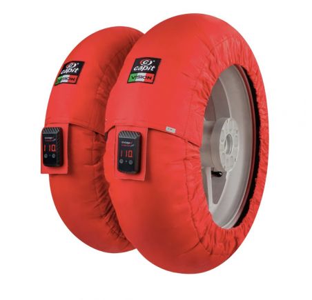 Couvertures chauffantes CAPIT Suprema Vision Rouge - taille 120/165-17 - Supermotard