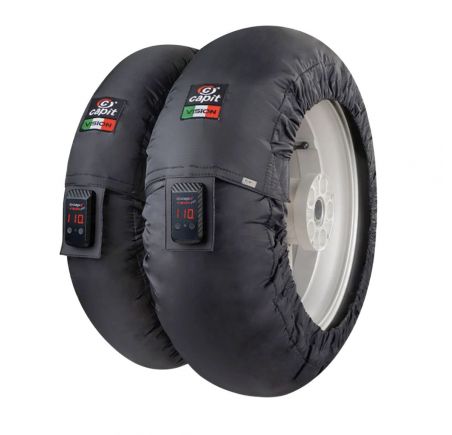 Couvertures chauffantes CAPIT Suprema Vision Noire - taille 120/165-17 - Supermotard