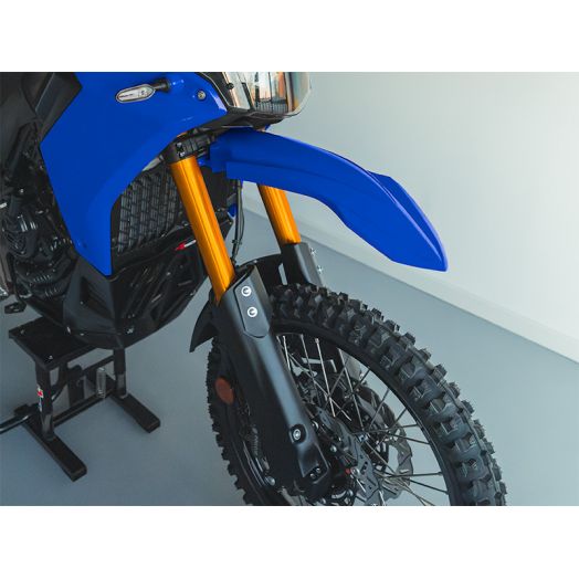 Kit garde-boue avant et protections de fourche RACETECH - bleu/noir