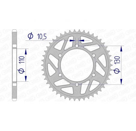 Couronne AFAM alu standard - 520
