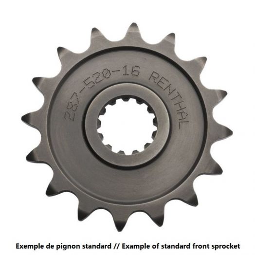 Pignon RENTHAL acier standard - 520