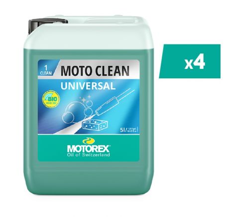 Nettoyant moto MOTOREX Moto Clean Universal - 5L (x4)
