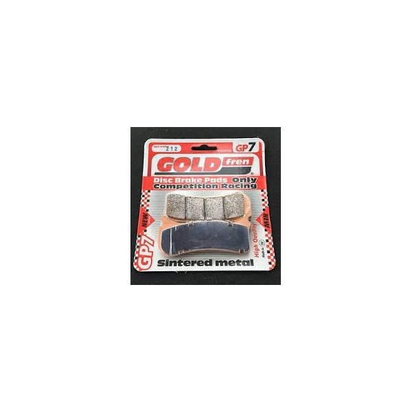 Plaquette goldfren 212 racing 6 piston beringer Plaquette goldfren 212 racing 6 piston beringer