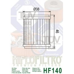 Filtre à huile pour Yamaha
