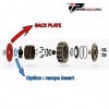 Back plate suter clutch